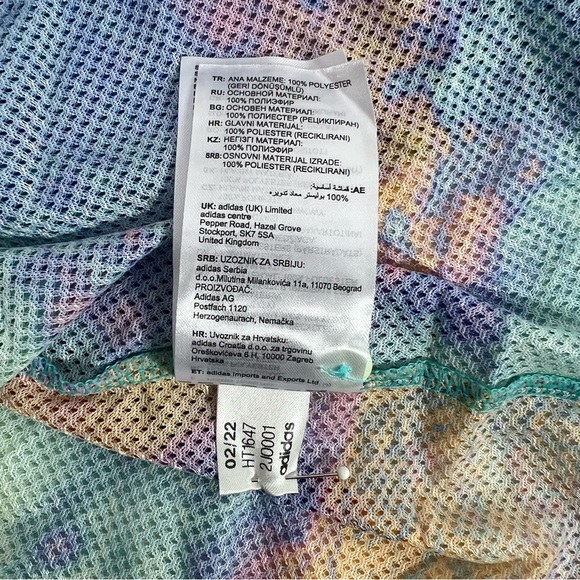 ADIDAS Originals Allover Print Mesh Basketball Shorts Mens SMALL Tye Dye - Picture 11 of 16